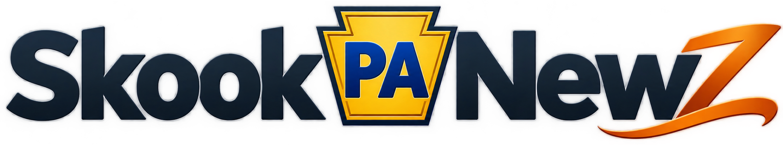 Skook PA NewZ — yellow Pennsylvania keystone with blue PA and orange Z