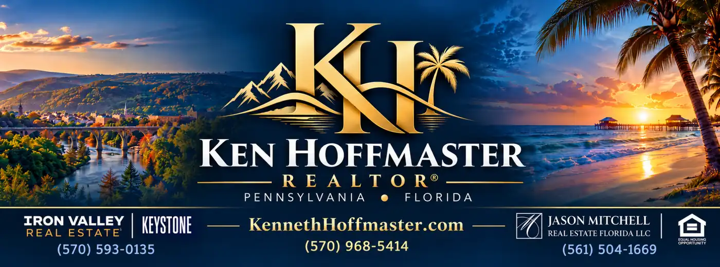 Ken Hoffmaster, REALTOR, Pennsylvania and Florida; Iron Valley Real Estate Keystone and Jason Mitchell Real Estate.