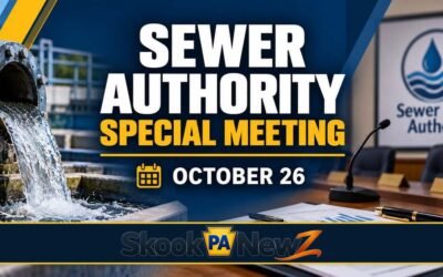 Shenandoah Sewer Authority Schedules October 26 Special Meeting on Operations and Finances
