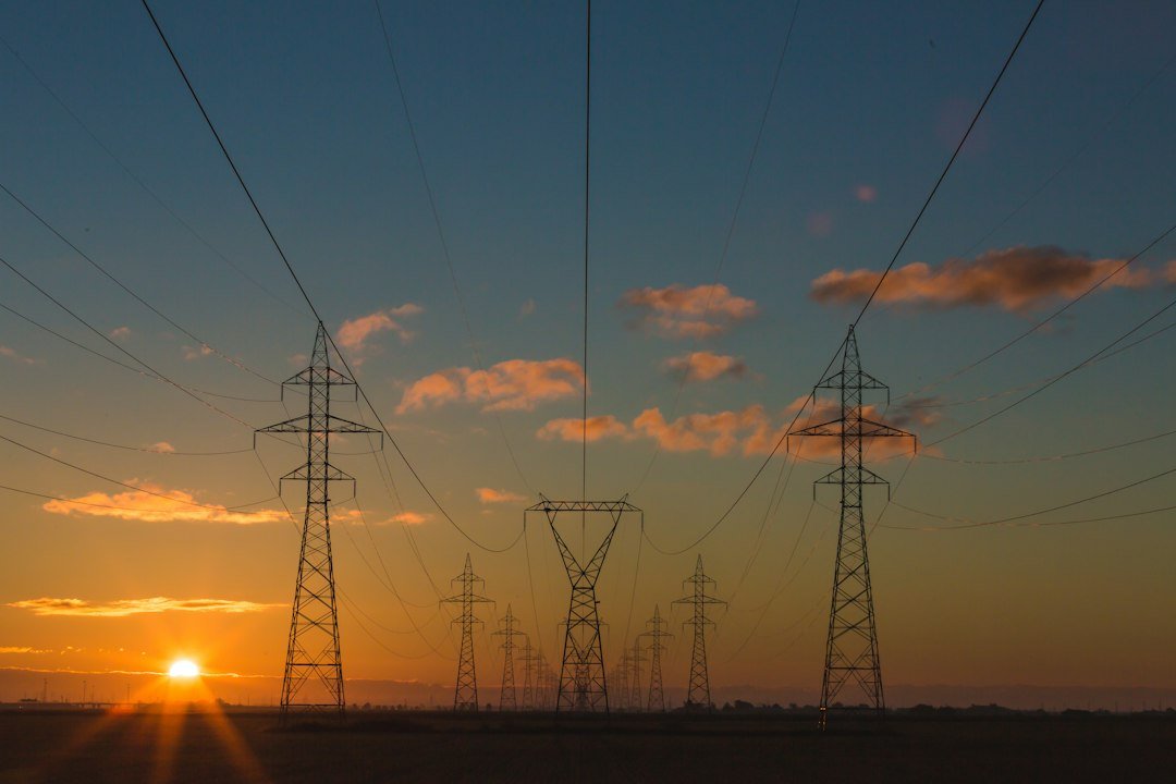 Líneas eléctricas de alta tensión, foto ilustrativa